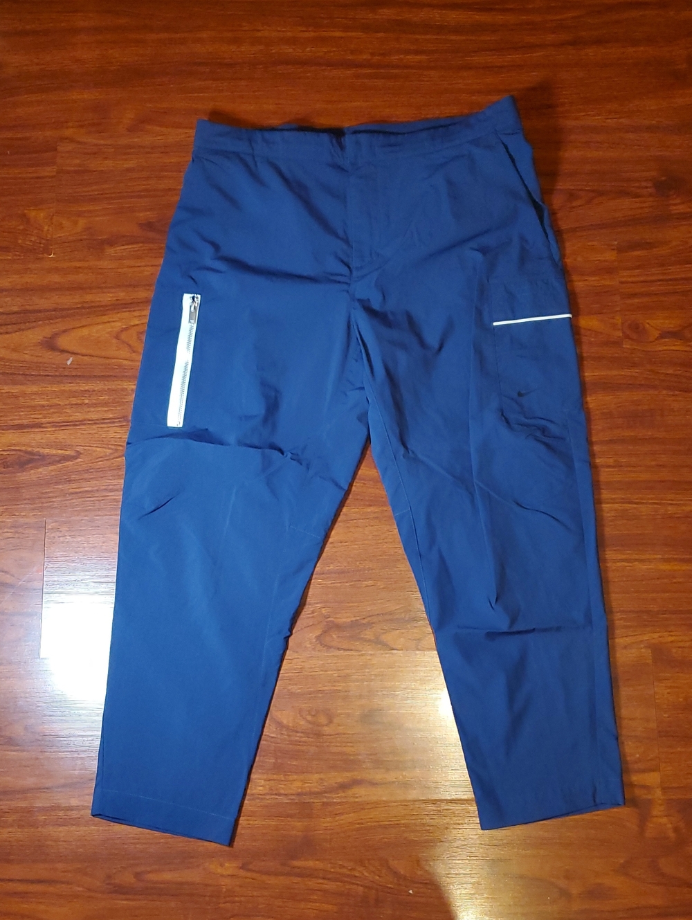 Men's Blue Nike Jogger Warmup pants with Zip Pockets